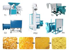 corn grits making machine