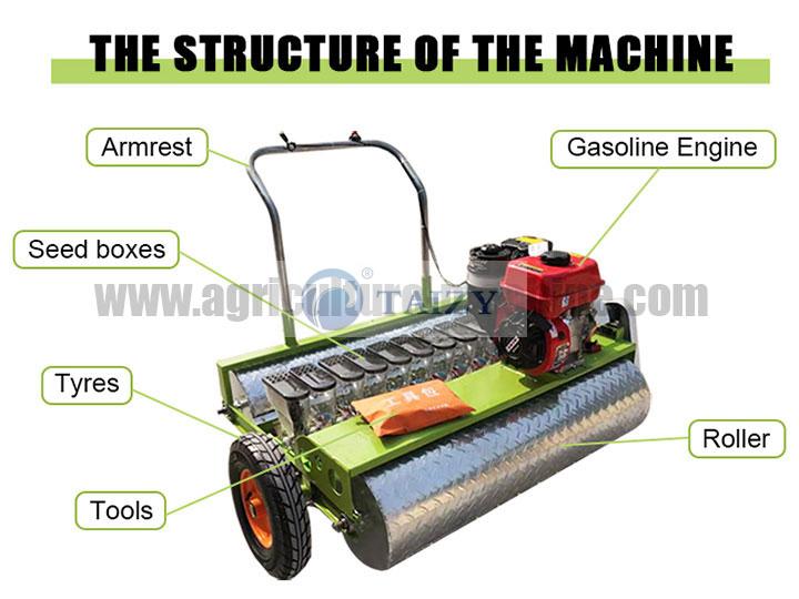 야채 종자 파종기의 구조