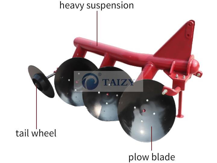 Estructura del arado de disco de tubo circular