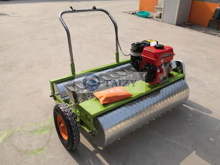 Hand Push Corn Seeder Gasoline Single Row Corn Planter Beans