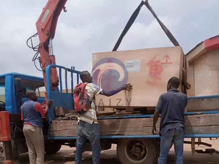 Pellet Machine Receiving Site