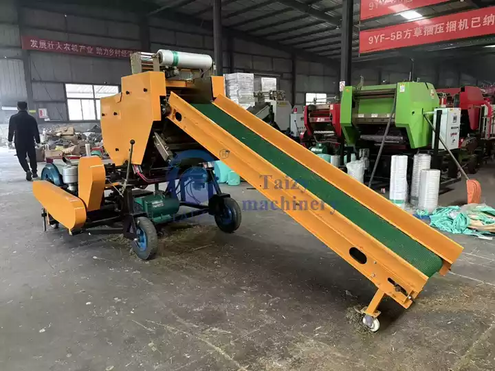 mesin pembungkus baling pakan